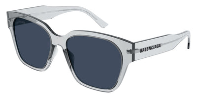 Balenciaga® BB0215SA - Gray / Blue Sunglasses