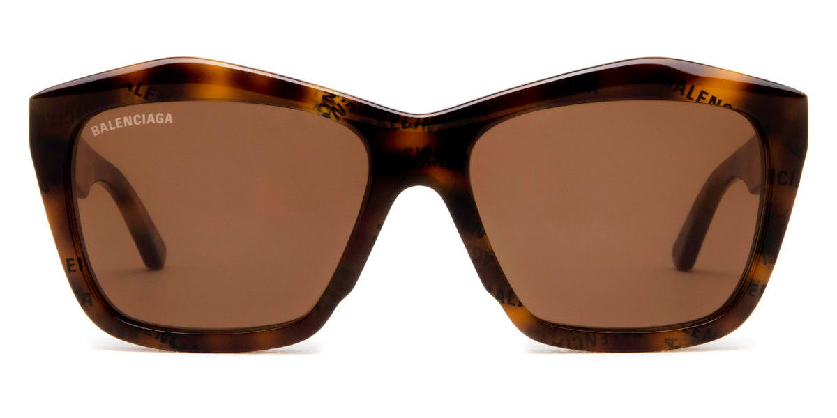Balenciaga® BB0216S - Havana / Brown Sunglasses
