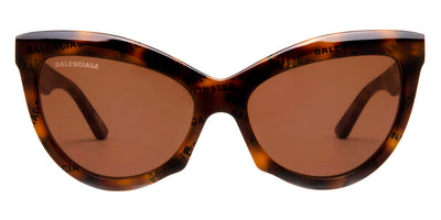 Balenciaga® BB0217S - Havana / Brown Sunglasses
