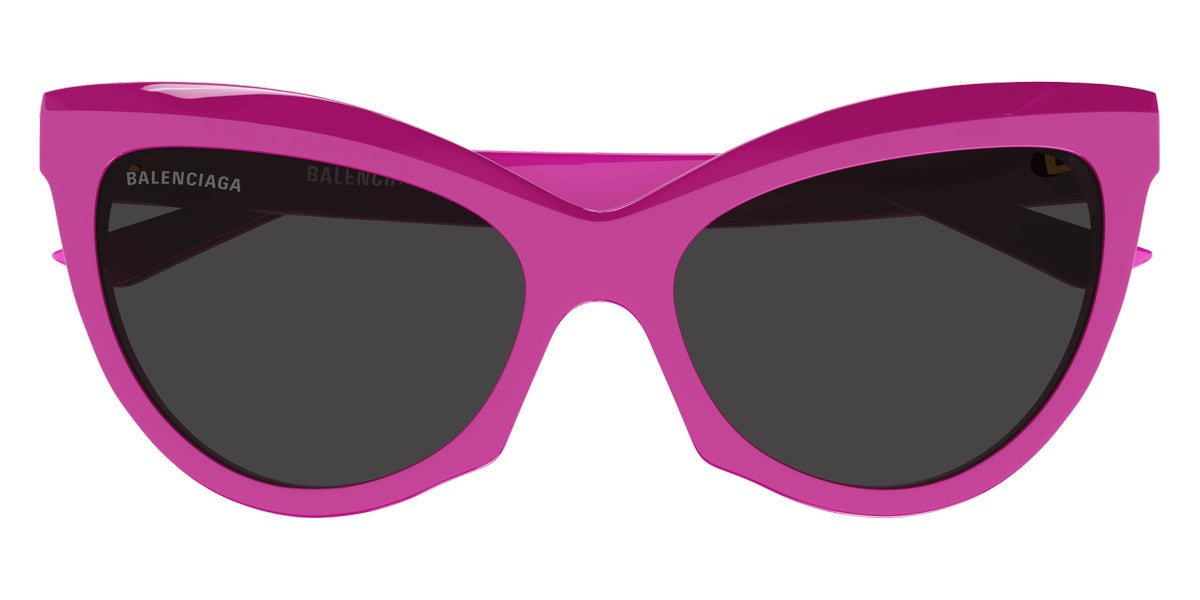 Balenciaga® BB0217S - Fuchsia / Gray Sunglasses