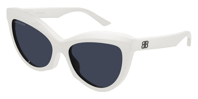 Balenciaga® BB0217S - Ivory / Blue Sunglasses