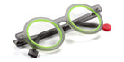 Sabine Be® Be Addict - Matte Translucent Gray / Matte Neon Green Eyeglasses
