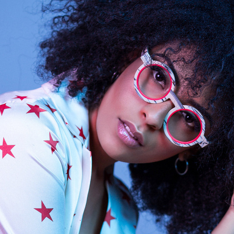 Sabine Be® Be Addict - Matte Vanilla Choco / Matte Red Eyeglasses