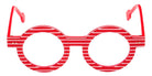 Sabine Be® Be Addict Stripe - Shiny Red Fat Stripes Eyeglasses