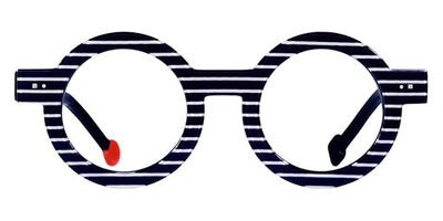 Sabine Be® Be Addict Stripe - Shiny Navy Blue Fat Stripes Eyeglasses