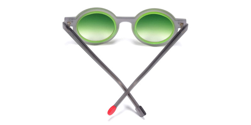 Sabine Be® Be Addict Sun - Matte Translucent Gray / Matte Neon Green Sunglasses