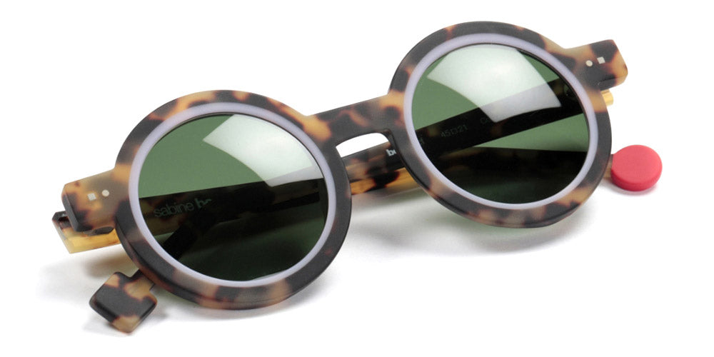 Sabine Be® Be Addict Sun - Shiny White / Shiny Triplate Tokyo Tortoise / White Sunglasses