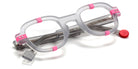 Sabine Be® Be Arty - Matt Translucent Gray / Matt Neon Pink Eyeglasses