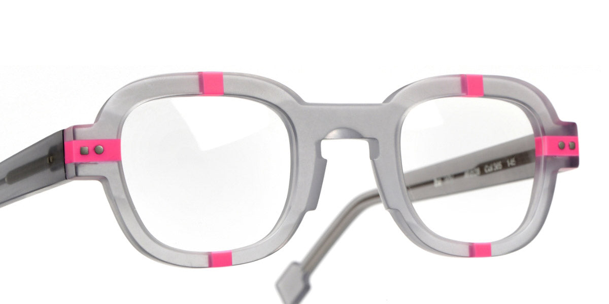 Sabine Be® Be Arty - Matt Translucent Gray / Matt Neon Pink Eyeglasses