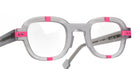 Sabine Be® Be Arty - Matt Translucent Gray / Matt Neon Pink Eyeglasses