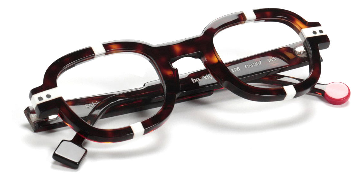 Sabine Be® Be Arty - Shiny Cherry Tortoise / Shiny White Eyeglasses