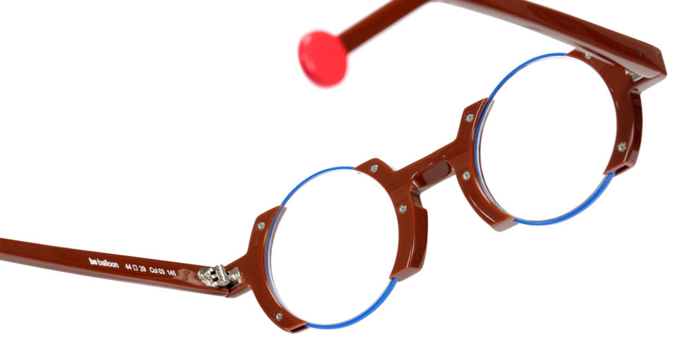 Sabine Be® Be Balloon - Matte Brown / Satin Blue Klein Eyeglasses
