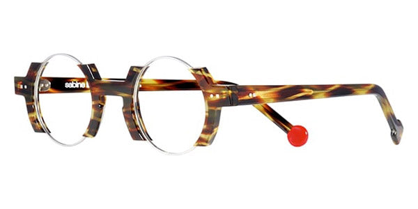 Sabine Be® Be Balloon - Shiny Veined Tortoise / Polished Palladium Eyeglasses