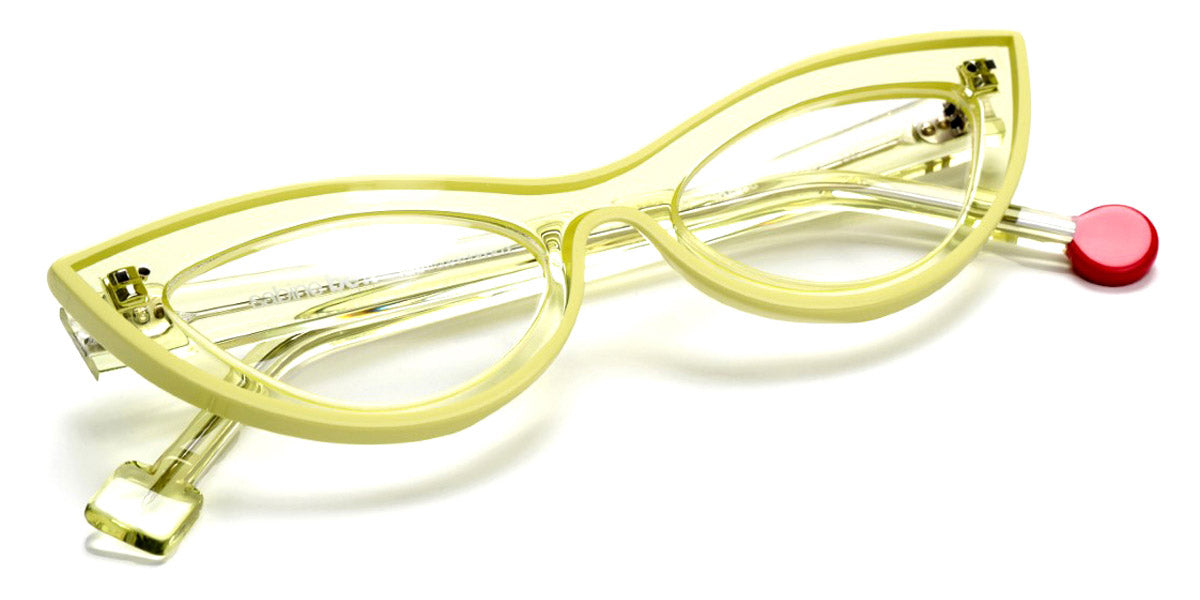 Sabine Be® Be Bikini Line - Shiny Translucent Yellow / Shiny Solid Yellow Eyeglasses