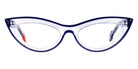 Sabine Be® Be Bikini Line - Shiny Crystal / Shiny Midnight Blue Eyeglasses
