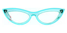 Sabine Be® Be Bikini Line - Shiny Translucent Turquoise / Shiny Solid Turquoise Eyeglasses