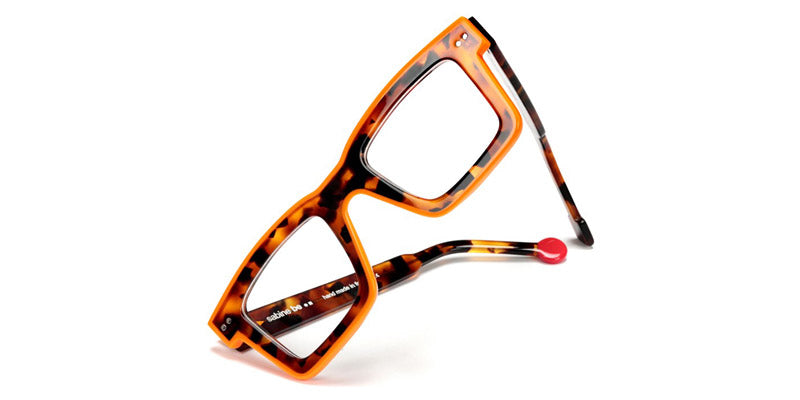 Sabine Be® Be Bobo Line - Shiny Fawn Tortoise / Shiny Orange Eyeglasses