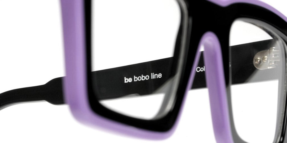 Sabine Be® Be Bobo Line - Shiny Graphite Gray / Shiny Purple Eyeglasses