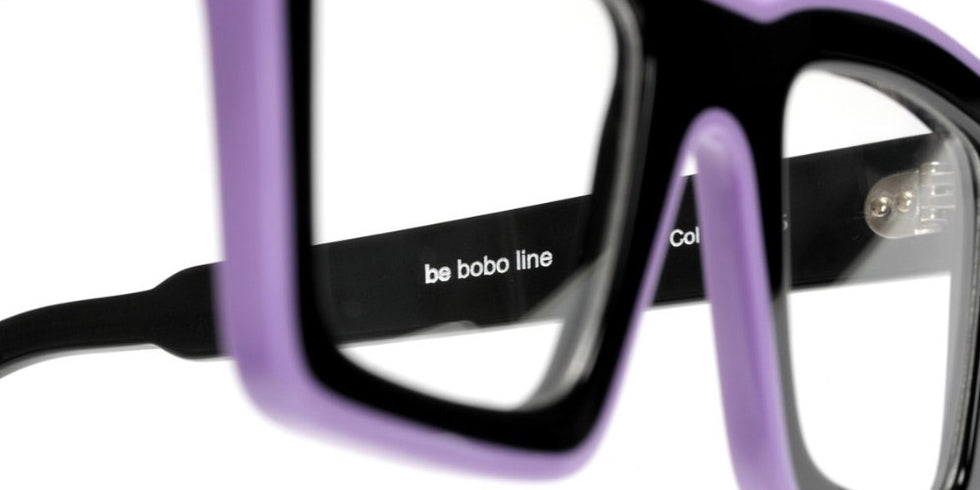 Sabine Be® Be Bobo Line - Shiny Graphite Gray / Shiny Purple Eyeglasses