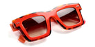 Sabine Be® Be Bobo Line Sun - Shiny Orange / Shiny Fawn Tortoise Sunglasses
