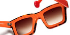 Sabine Be® Be Bobo Line Sun - Shiny Orange / Shiny Fawn Tortoise Sunglasses