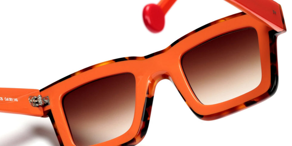 Sabine Be® Be Bobo Line Sun - Shiny Orange / Shiny Fawn Tortoise Sunglasses