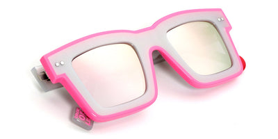 Sabine Be® Be Bobo Line Sun - Shiny Pearl Gray / Shiny Neon Pink Sunglasses