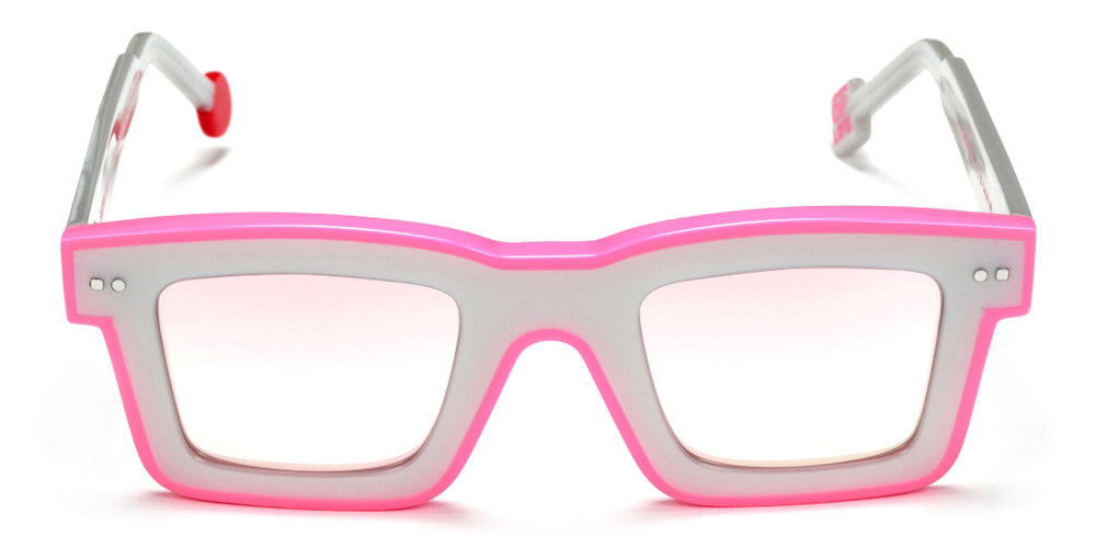 Sabine Be® Be Bobo Line Sun - Shiny Pearl Gray / Shiny Neon Pink Sunglasses