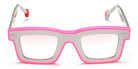 Sabine Be® Be Bobo Line Sun - Shiny Pearl Gray / Shiny Neon Pink Sunglasses