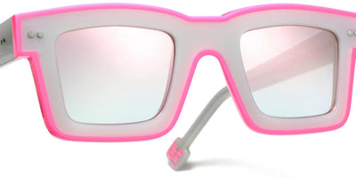 Sabine Be® Be Bobo Line Sun - Shiny Pearl Gray / Shiny Neon Pink Sunglasses