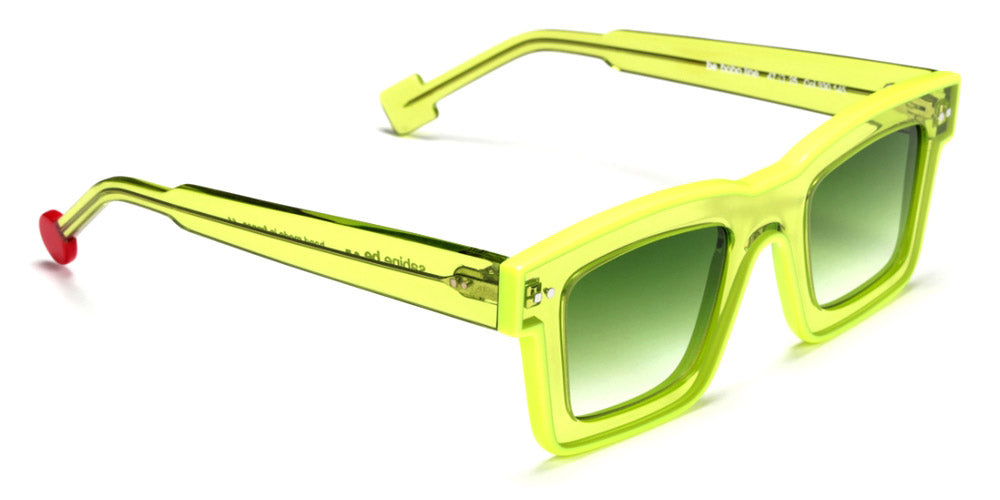 Sabine Be® Be Bobo Line Sun - Shiny Translucent Lime / Shiny Neon Yellow Sunglasses
