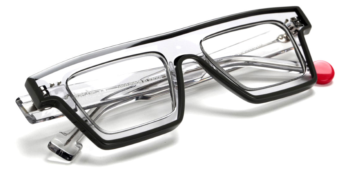 Sabine Be® Be Bold Line - Shiny Translucent Gray / Shiny Solid Gray Eyeglasses