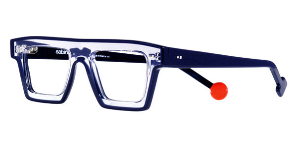 Sabine Be® Be Bold Line - Shiny Crystal / Shiny Midnight Blue Eyeglasses