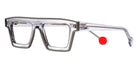 Sabine Be® Be Bold Line - Shiny Translucent Gray / Shiny Solid Gray Eyeglasses