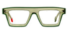Sabine Be® Be Bold Line - Shiny Translucent Green / Shiny Solid Green Eyeglasses