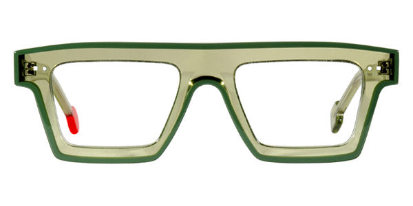 Sabine Be® Be Bold Line - Shiny Translucent Green / Shiny Solid Green Eyeglasses