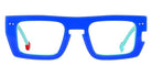 Sabine Be® Be Bossy - Shiny Translucent Blue Klein / White / Shiny Turquoise Eyeglasses