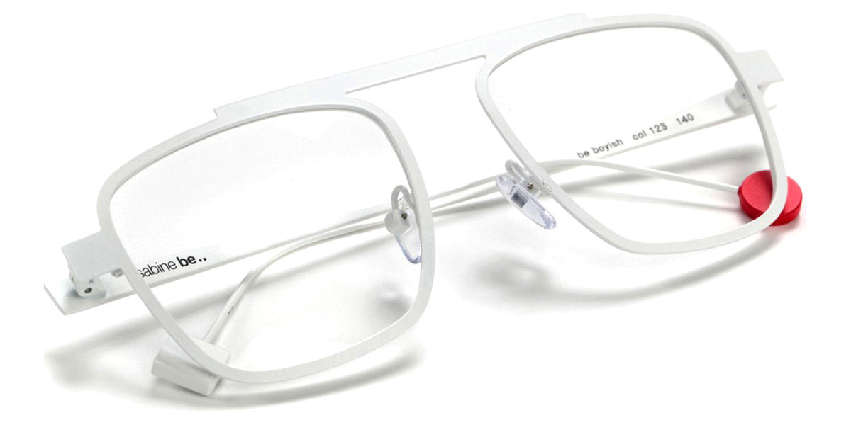 Sabine Be® Be Boyish - Satin White Eyeglasses