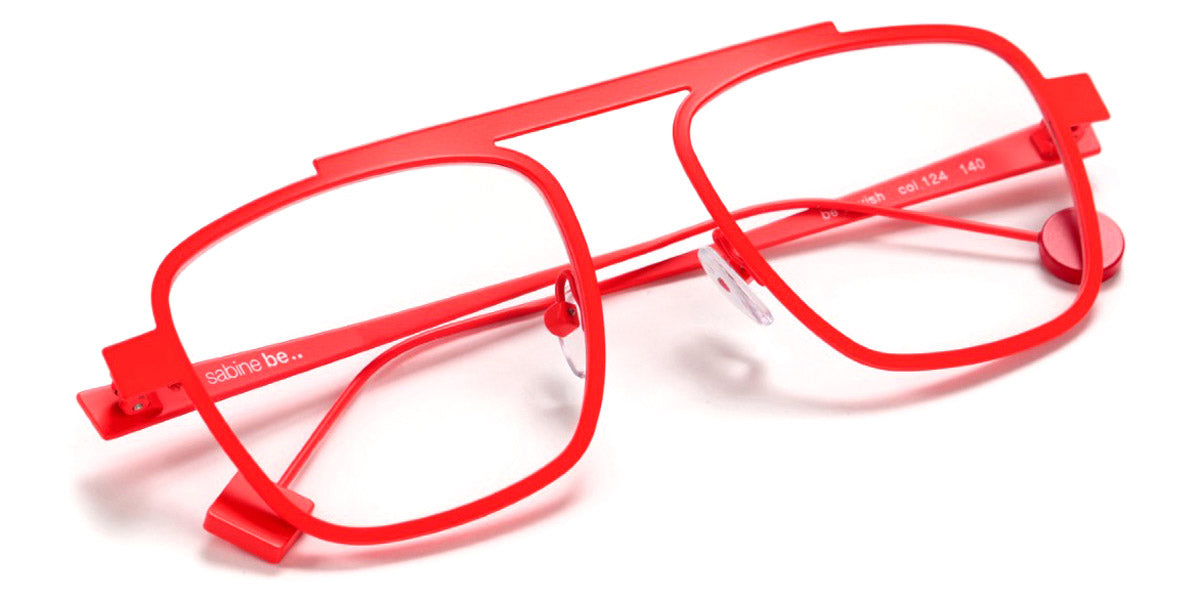 Sabine Be® Be Boyish - Satin Neon Orange Eyeglasses