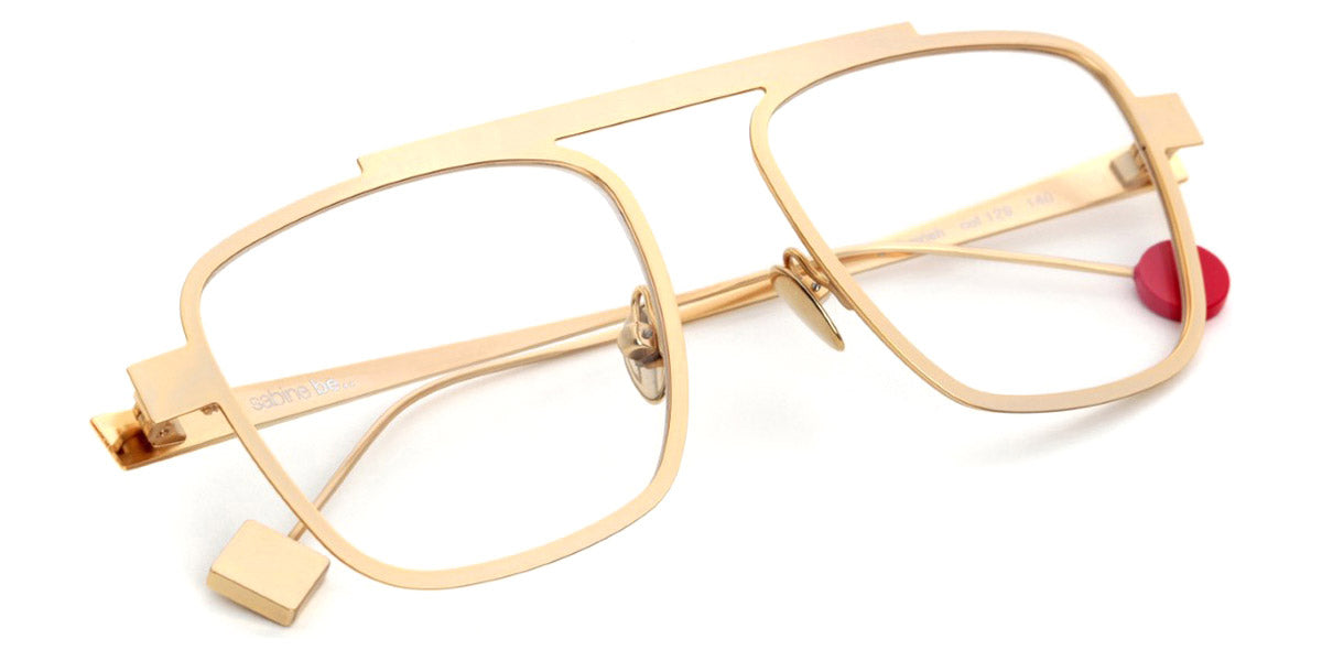 Sabine Be® Be Boyish - Polished Pale Gold Eyeglasses