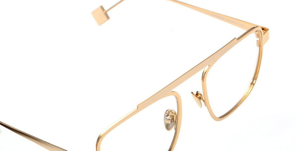 Sabine Be® Be Boyish - Polished Pale Gold Eyeglasses