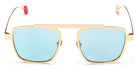Sabine Be® Be Boyish Sun - Polished Pale Gold Sunglasses