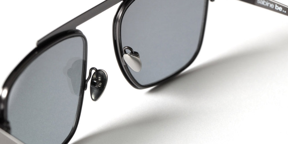 Sabine Be® Be Boyish Sun - Polished Ruthenium Sunglasses