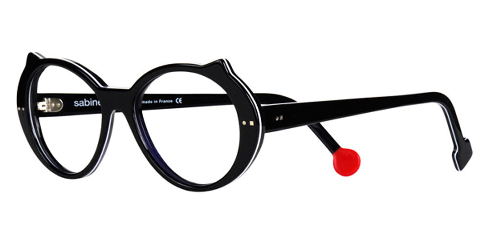 Sabine Be® Be Cat'S - Shiny Midnight Blue / White / Shiny Navy Blue Eyeglasses
