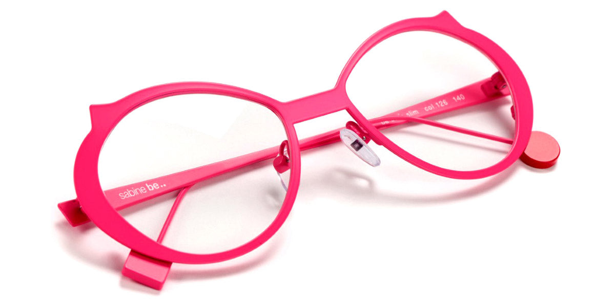 Sabine Be® Be Cat'S Slim - Satin Neon Pink Eyeglasses