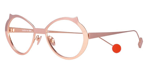 Sabine Be® Be Cat'S Slim - Polished Rose Gold Eyeglasses
