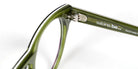 Sabine Be® Be Crazy - Shiny Translucent Dark Green / White / Shiny Translucent Dark Green Eyeglasses