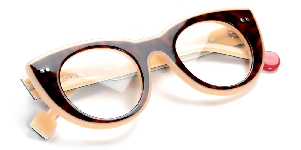 Sabine Be® Be Cute Line - Shiny Auburn Tortoise / Shiny Peach Eyeglasses