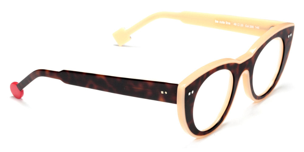 Sabine Be® Be Cute Line - Shiny Auburn Tortoise / Shiny Peach Eyeglasses