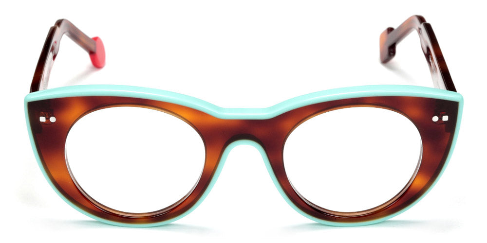 Sabine Be® Be Cute Line - Shiny Blonde Tortoise / Shiny Turquoise Eyeglasses
